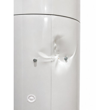 Gros plan sur l’enfoncement présent à l’arrière du chauffe-eau Atlantic Aquacosy Evolution 185L