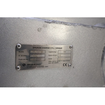 Éperon Charge Cylindrique sur Tablier STOCKMAN RPCQR2702800 Capacité 510kg
