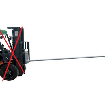 Éperon Charge Cylindrique sur Tablier STOCKMAN RPCQR2702800 Capacité 510kg pour Chariot Élévateur - EPG500A - NEUF Déclassé