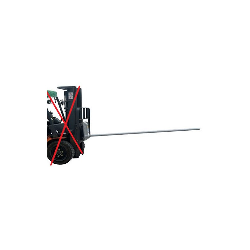 Éperon Charge Cylindrique sur Tablier STOCKMAN RPCQR2702800 Capacité 510kg pour Chariot Élévateur - EPG500A - NEUF Déclassé