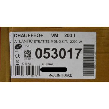 Chauffe-Eau Électrique 200L ATLANTIC Chaufféo Plus 053017