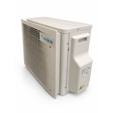 Unité extérieure de climatisation réversible bi-split DAIKIN 2MXM40A2V1B9 R32 4 kW – vue de trois quarts arrière