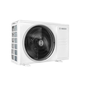 Vue trois-quarts de l’unité extérieure de climatisation Bosch Climate 5000M multisplit 10,5 kW