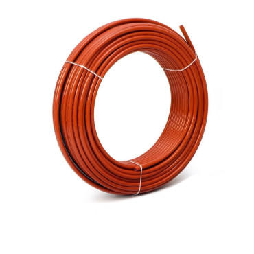 Couronne 140m Tube PER en Polyéthylène Réticulé BAO REHAU Rautherm avec Barrière Anti-Oxygène Ø20x1,9mm Rouge -11364501143