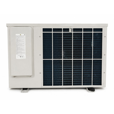 Unité extérieure Saunier Duval GeniaAir Split 3 3-6 kW – vue arrière avec échangeur thermique