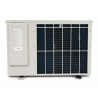 Unité extérieure Saunier Duval GeniaAir Split 3 3-6 kW – vue arrière avec échangeur thermique