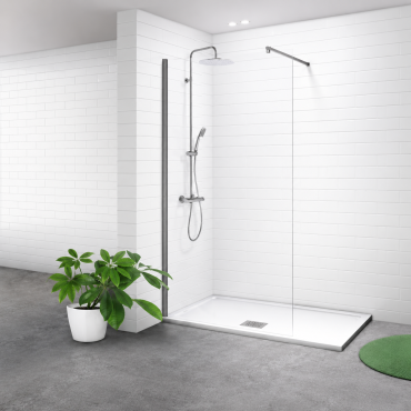 Paroi de Douche à l'Italienne ODYSSEA 120x200cm Verre Trempé 8mm - 190-050