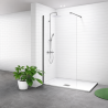 Paroi de Douche à l'Italienne ODYSSEA 120x200cm Verre Trempé 8mm - 190-050