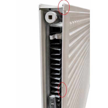 Radiateur Acier Eau Chaude 1935W H2200xL500mm ALTECH Type 21 Pas Cher