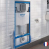 Broyeur WC Toilette Adaptable WATERMATIC Waterwall Bâti-Support, Plaque de Commande et Réservoir de Chasse - WATERWALL5518