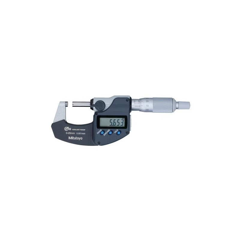 Micromètre Digital 0-25mm IP65 MITUTOYO Mesure de Distance Gris - 293-230-30 - NEUF