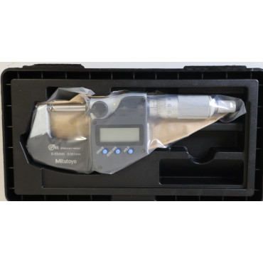 Micromètre Digital 0-25mm IP65 MITUTOYO Mesure de Distance Gris - 293-230-30