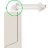 Coude 87° UBBINK Sekurit ø80/125mm PPTL/PVC pour Conduit de Fumée
