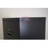 Meuble Classeur 4 Tiroirs de Bureau MTI H130xL41xP40cm Métallique