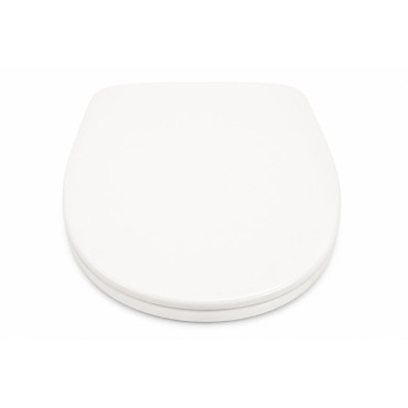 Abattant Toilette WC Duroplast avec Fermeture Ralentie Softclose Forme D Blanc - 001.20 - NEUF