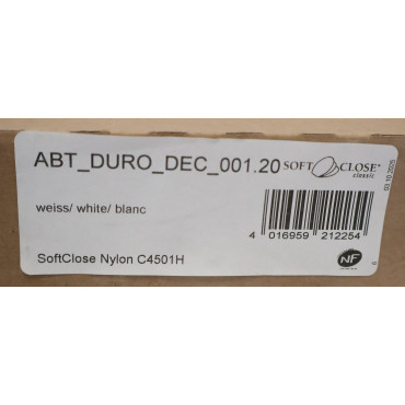 Abattant WC Duroplast avec Fermeture Ralentie Softclose - 001.20