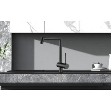 Mitigeur Évier O'DESIGN Drakar Laiton Noir Mat - DRAKAR17-NM