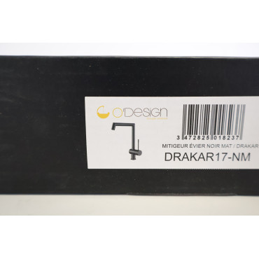 Mitigeur Évier O'DESIGN Drakar Laiton Noir