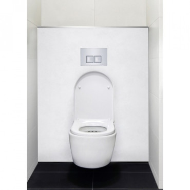 Habillage Mural pour Bâti-Support 120x150cm LAZER Decofast WC Toilette Blanc - 400699 - NEUF Déclassé