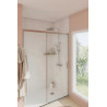 Panneau Mural Salle de Bain 150x255cm ALTERNA Concerto Marbre Blanc Moucheté