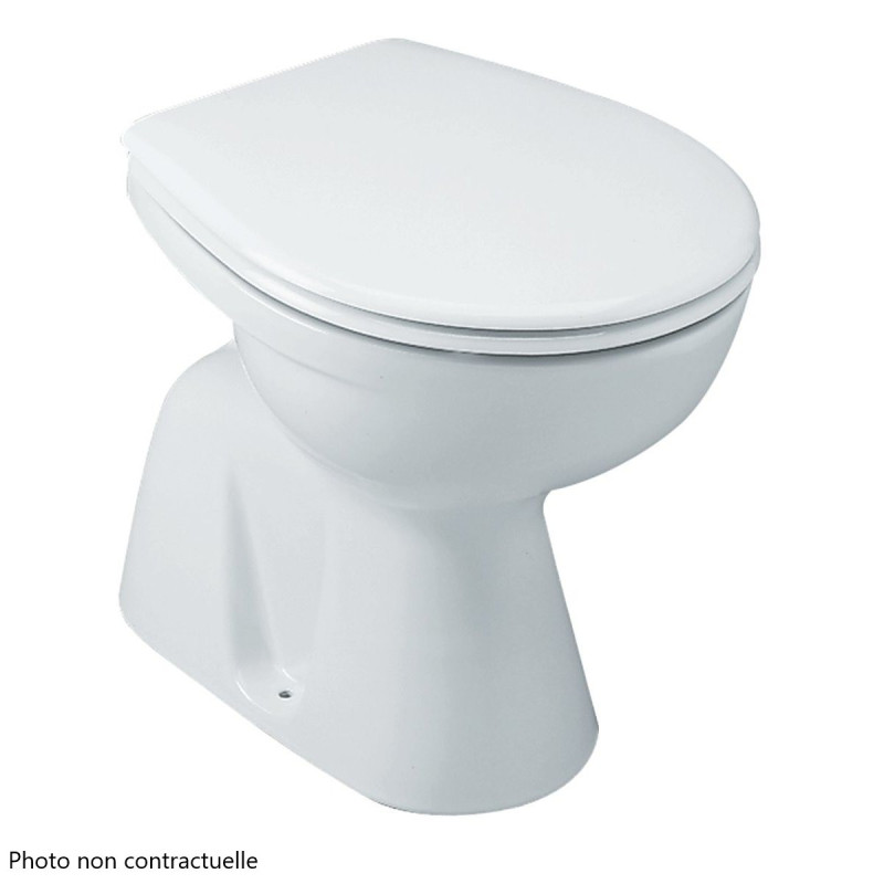 Cuvette WC sur Pied ROCA Polo Sortie Horizontale Alimentation Indépendante Blanche Céramique - WM822012Z0 - NEUVE
