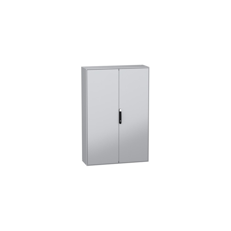 Armoire Monobloc Électrique SCHNEIDER ELECTRIC Panelset SM 2 Portes 180x120x40cm Gris - NSYSM1812402D - NEUVE Déclassée