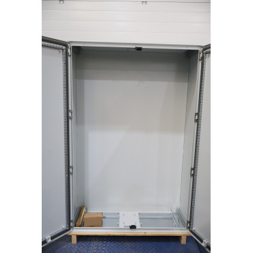 Armoire Monobloc Électrique SCHNEIDER ELECTRIC Panelset SM 2 Portes 180x120x40cm Gris - NSYSM1812402D