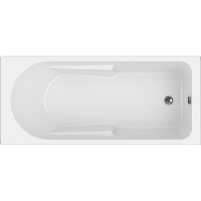 Baignoire Rectangulaire Acrylique 160x75cm ALTERNA Concerto 3 Blanc - 6875618 - NEUVE Déclassée