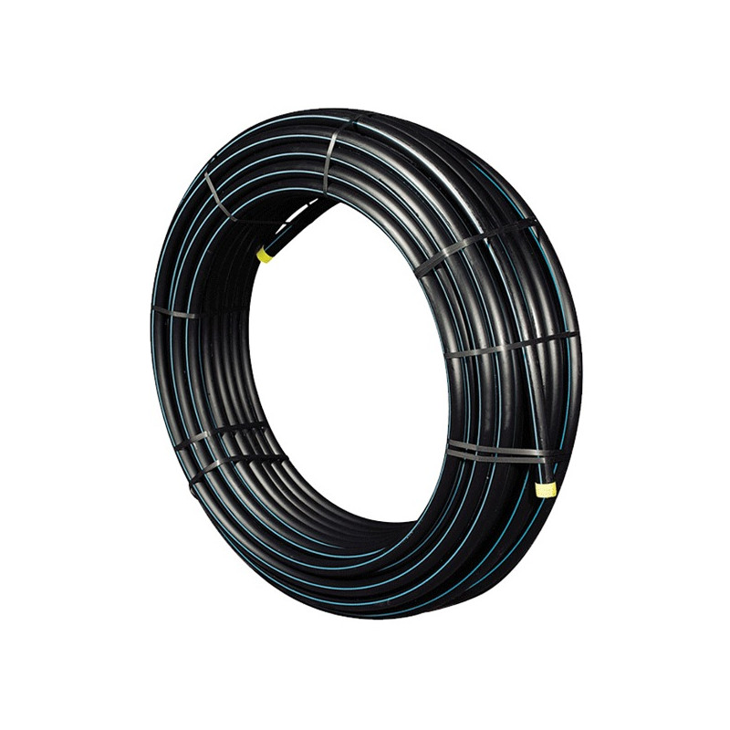 Couronne Tube Polybeau pour Eau Potable 25m ELYDAN D25mm 20bar Noir - 7044440 - NEUVE