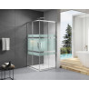 ALTERNA - Paroi Douche Angle Concerto 80x195 - 3330200