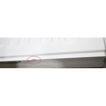 Radiateur Acier Eau Chaude 1310W H70xL90cm CHAPPEE Samba 21 Horizontal Blanc