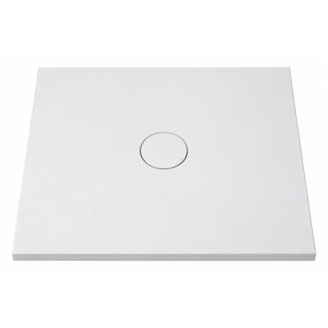 Receveur de Douche Extra-Plat 90x90x3cm O'DESIGN Iro Solidstone Ivoire - IRO90X90I - NEUF