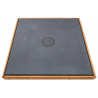 Receveur de Douche Extra-Plat 90x90x3cm O'DESIGN Iro Solidstone Tonka Gris - IRO90X90T