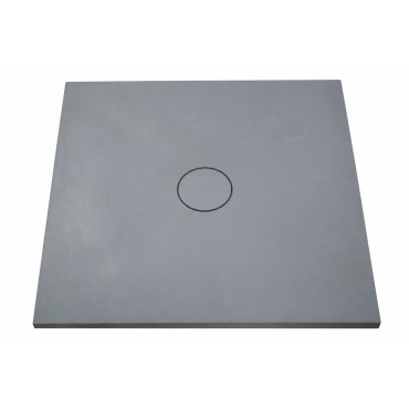 Receveur de Douche Extra-Plat 90x90x3cm O'DESIGN Iro Solidstone Gris Basalte - IRO90X90GB - NEUF