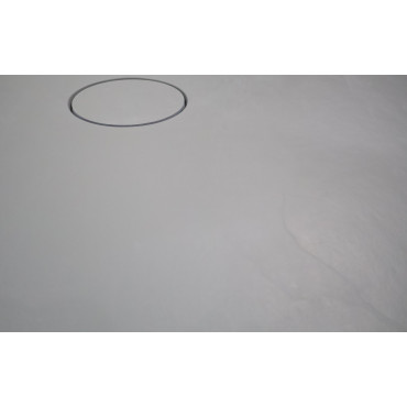 Receveur de Douche Extra-Plat 90x90x3cm O'DESIGN Iro Solidstone Gris Basalte - IRO90X90GB