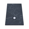 Receveur de Douche Extra-Plat 120x80x3cm O'DESIGN Alicante Solidstone Marbre Noir - ALICANTE120x80MN - NEUF