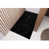 Receveur de Douche Extra-Plat 120x80x3cm O'DESIGN Alicante Solidstone Marbre Noir