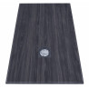 Receveur de Douche Extra-Plat 120x80x3cm O'DESIGN Alicante Solidstone Noyer Marron - ALICANTE120x80NO - NEUF