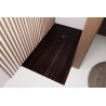 Receveur de Douche Extra-Plat 120x80x3cm O'DESIGN Alicante Solidstone Noyer Marron