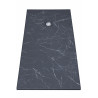 Receveur de Douche Extra-Plat 160x90x3cm O'DESIGN Alicante Solidstone Marbre Noir - ALICANTE160x90MN - NEUF