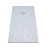 Receveur de Douche Extra-Plat 160x90x3cm O'DESIGN Alicante Solidstone Ciment Texturé Gris - ALICANTE160x90CT - NEUF