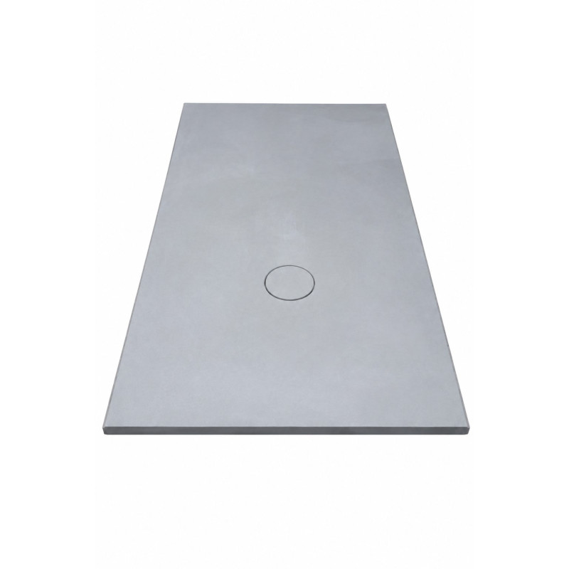 Receveur de Douche Extra-Plat 160x90x3cm O'DESIGN Iro Solidstone Gris Basalte - IRO160x90GB - NEUF
