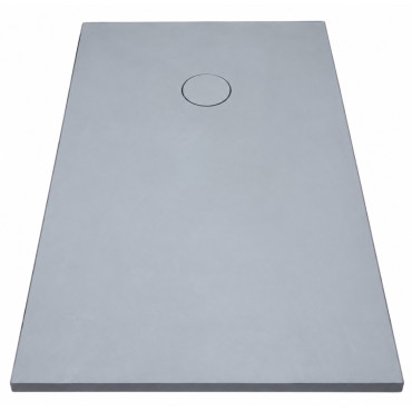 Receveur de Douche Extra-Plat 140x90x3cm O'DESIGN Iro Solidstone Gris Basalte - IRO140x90GB - NEUF