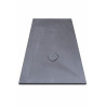 Receveur de Douche Extra-Plat 140x90x3cm O'DESIGN Iro Solidstone Tonka Gris - IRO140X90T - NEUF Déclassé