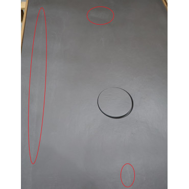 Receveur de Douche Extra-Plat 140x90x3cm O'DESIGN Iro Solidstone Tonka Gris