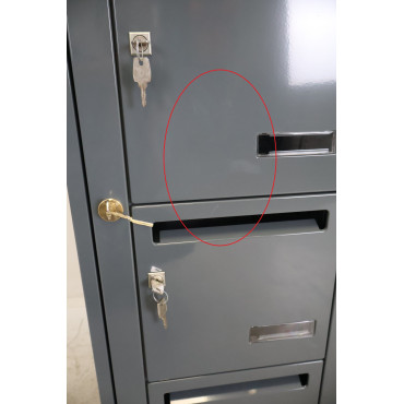 Bloc de 4 Boîtes aux Lettres LEABOX Collective Intérieur Pas Cher