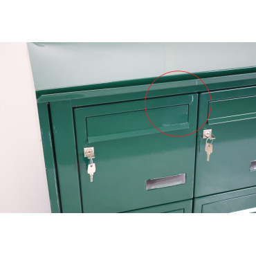 Bloc de 6 Boîtes aux Lettres LEABOX Collective Extérieur Pas Cher
