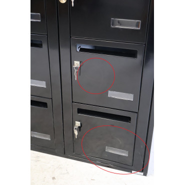 Bloc de 15 Boîtes aux Lettres LEABOX Collective Intérieur Pas Cher