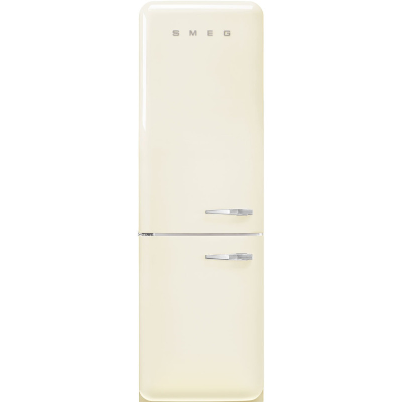Réfrigérateur Congélateur Combiné 2 Portes 331L SMEG Années 50 Crème - FAB32LCR6 - NEUF Déclassé