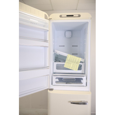 Réfrigérateur Congélateur Combiné 2 Portes 331L SMEG Années 50 Crème